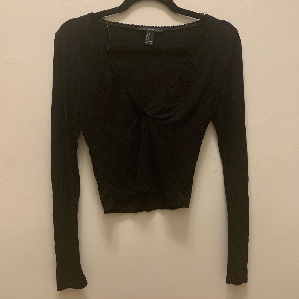 Long Sleeve Crop Shirt